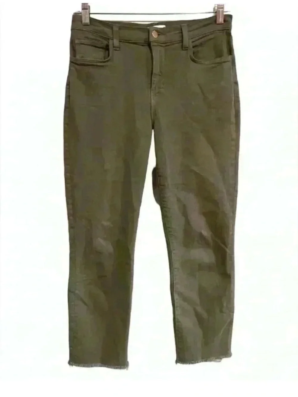 L'AGENCE Sada Ankle Slim Jeans Green - Picture 2 of 9